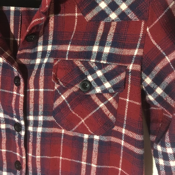 Red Plaid Flannel - Picture 3 of 5